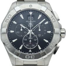 Used Box  TAG Heuer Aquaracer Chronograph CAY1110.BA0927 SS Men s Watch Black fr