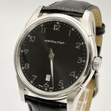Hamilton Jazzmaster Thinline Quartz Men's Watch, 41.4mm, Steel, Box