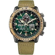 Citizen Promaster Eco-Drive Radio-Controlled Watch -11X SKY Solar Watch Green