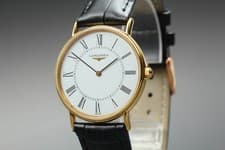 [Near MINT] Longines L4.635.2 33mm White Dial Qz Men's Vintage Watch From JAPAN