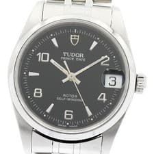 TUDOR Prince Date 72000 Black Dial Automatic Boy's Watch_949762