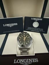 Longines HydroConquest GMT Green, Automatic watch, 41.00 mm, L3.790.4.06.6