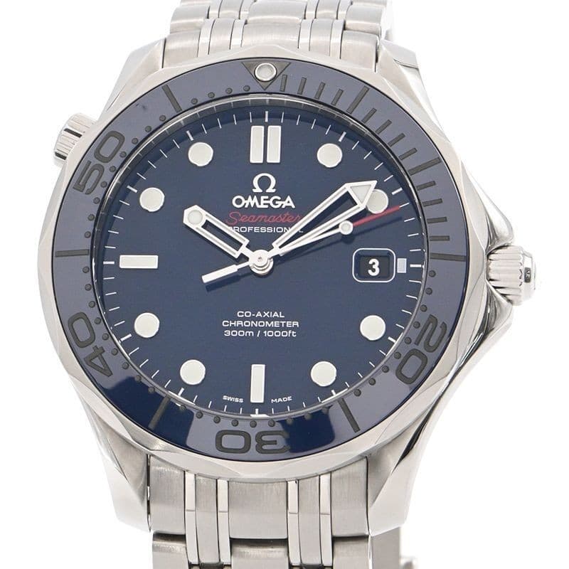 OMEGA SEAMASTER DIVER 300M 212.30.41.20.03.001 41mm SS Navy Dial Fast Shipping
