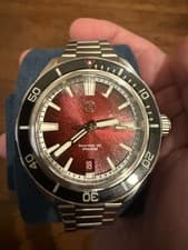 Zelos Swordfish 40mm SS Crimson Red