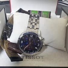 Tissot PRC200 Chronograph Men’s Watch with Blue Dial Official