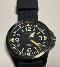 SEIKO SRP029K1 Automatic Watch Black Used from Japan