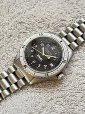 Hamilton Khaki Black Dial Quartz Men's Watch Used Working #