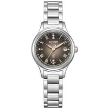 Citizen Cross Sea Waterproof Moonlight Diamond ES9490-79E Women Silver Japan