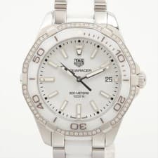 TAG Heuer Aqua Racer WAY131H.BA0914 CE×SS CE×SS QZ white dial 5 Extra Links