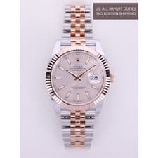 Rolex Datejust 41 126331 Sundust Dial Jubilee Steel Rose Gold Unworn 2026
