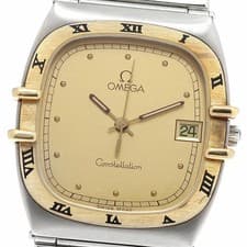OMEGA Constellation YG Bezel Date Quartz Men s 939427 Used
