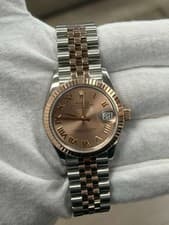 Rolex Datejust 278271 Jubilee 18k Rose Gold Everose Dial Women Watch 31mm