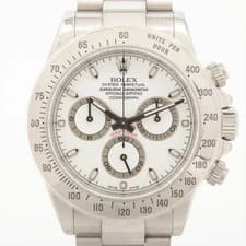 Rolex Cosmograph Daytona 116520 SS SS AT white dial