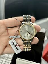 Tissot Le Locle Automatic Men's Two-Tone Watch Silver Dial Swiss Made