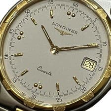 Longines Conquest 161.4940 Gray Dial Quartz Men Watch Used Working #93