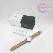 Junghans Max Bill Kleine 027/4107.02 Unisex 34mm Silver Dial Automatic Watch NEW