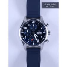 IWC Pilot’s Watch Chronograph IW388101 Blue Dial 41mm Automatic Men's
