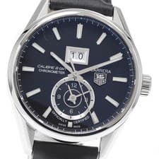 TAG HEUER Carrera WAR5010 Grand Date GMT Caliber 8 Automatic Men's Watch_931845
