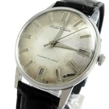 Seiko Watch Crown Hand Wound Men s Leather Belt 21 Jewels J14096 Watch SEIKO Cro