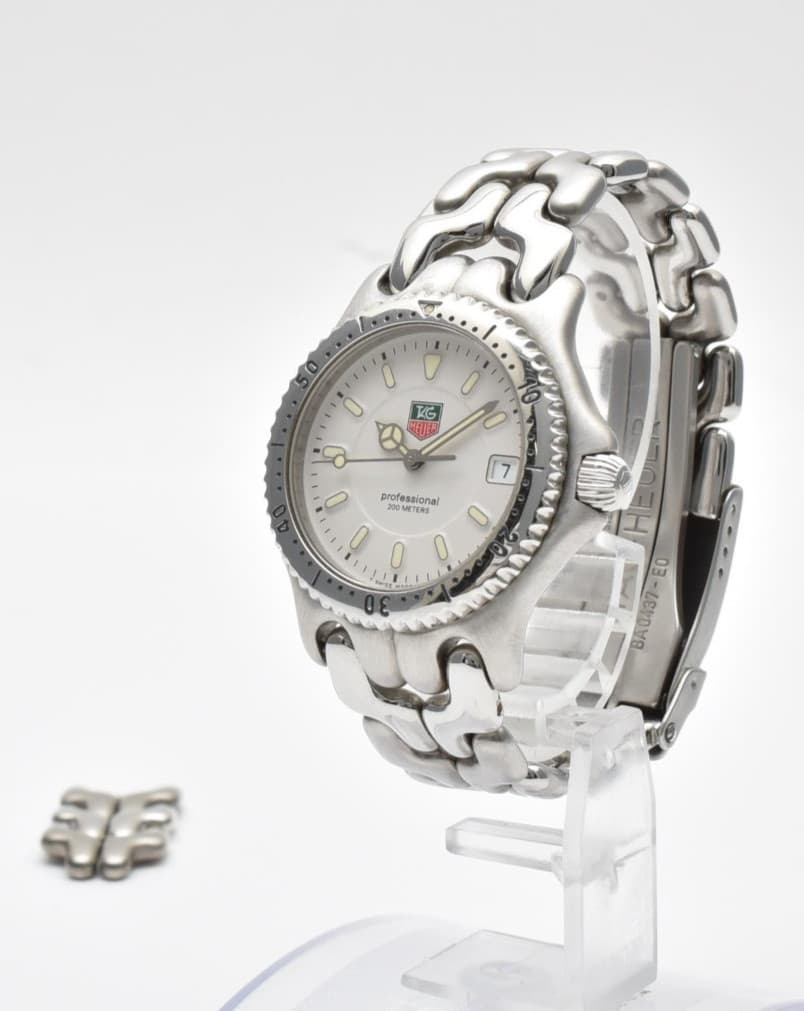 New battery  MINT] TAG Heuer SEL Professional WG1212-K0 White 33mm Quartz Watch