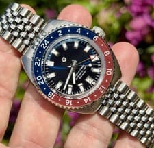 Jack Mason Strat-o-timer GMT Americana (Pepsi Style) Automatic Watch Sapphire