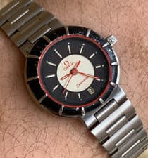 Vintage 1984 Omega Seamaster Dynamic II Spider Ladies Quartz 26mm Boxed 196.0301