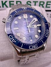 Omega Seamaster Diver 300M Blue on Steel Ref. 210.30.42.20.03.001 Case #374