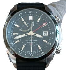 ORIENT Orient star DJ00-B0-B Dual time GMT black Dial Automatic Men's Q#127212