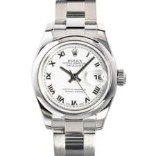 ROLEX Datejust 179160 Watches / White roman Mechanical Automatic Women