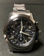 Sinn 103 Automatic Watch 103.B.AUTO.POL.TY Chronograph Day-Date 41mm
