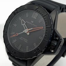 HAMILTON Hamilton Khaki Navy Open Water Auto H77845330 Black Automatic Men s Wat