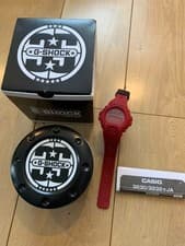 G-SHOCK 35th Anniversary DW-6900 Red Out Limited Unused New From Japan