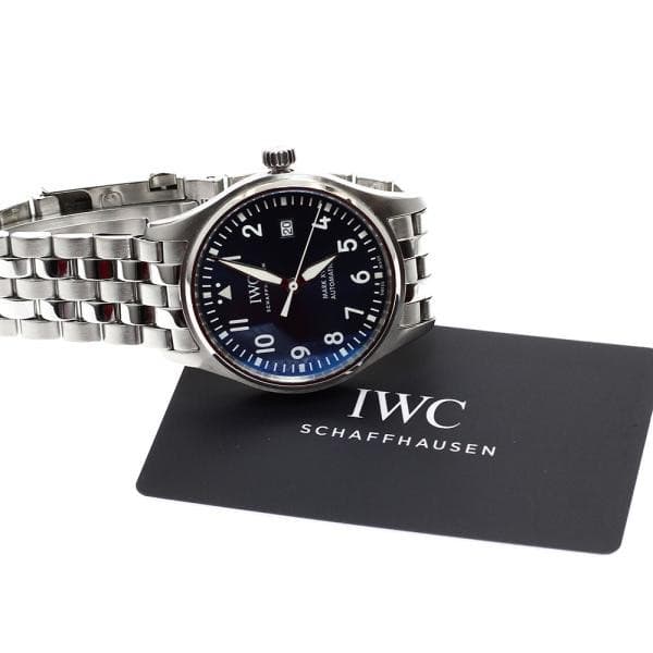 IWC SCHAFFHAUSEN PILOT'S WATCH MARK XVIII IW327016 40mm SS Navy Dial #C286