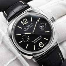 Panerai 287 Radiomir Black Seal 45mm PAM00287 Black Dial On Deployant Strap