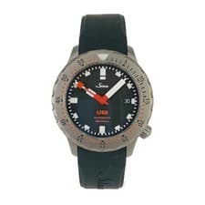 Sinn U50 Diver's Watch Black Steel/Silicon 50ATM Automatic Used
