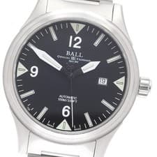 BALLWATCH NM2090C-SJ-BKGR Stokeman II Date Men's Watch From Japan G0418
