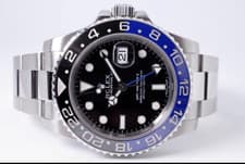 Rolex GMT-Master II 116710BLNR Silver Oyster Bracelet with Blue and Black Bezel