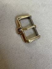 OMEGA Vintage 1960s 9K Solid Gold Buckle 16mm Width Hallmarked