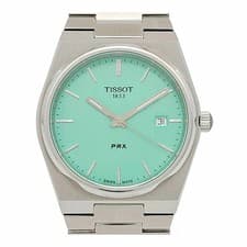 TISSOT PRX Light Green Quartz Men's Watch Stainless Steel Grade