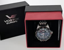 Vostok Europe N-1 Rocket POWER RESERVE Seiko NE57-225A563B Automatic 46mm Watch