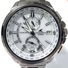 CASIO OCEANUS Classic Line OCW-T1000-7AJF Smart Access Solar Titanium White