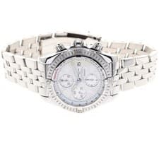 BREITLING CHRONOMAT EVOLUTION A13356 43mm SS White Dial Automatic #C445