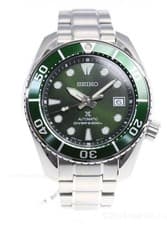 Seiko Sumo Green Dial Men's Dive Watch - SBDC081/SPB103J1 Mint Condition