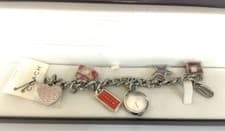 Coach Vintage Watch Chain Link Charm Bracelet Attachments