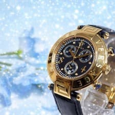 Good Condition Versace VERSACE Chrono Date Medusa Watch VERSACE,18948