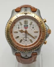 TAG HEUER Chronograph Quartz  S/EL S35.006 Date Two-Tone men's watch