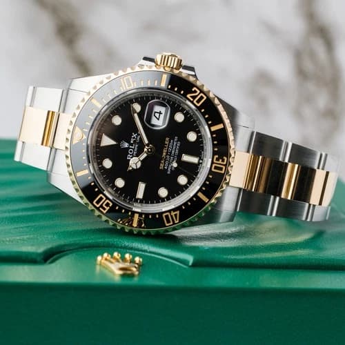 MINT Rolex Sea-Dweller 43mm Two-Tone Yellow Gold 126603 Steel Black Complete Set