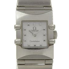 OMEGA Constellation Carre 1531.71 SS Quartz Women's White Shell Working