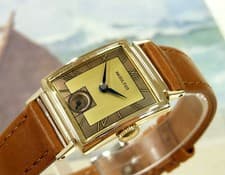 1941 Vintage HAMILTON ROSS, Stunning Champagne Dial, Serviced, Warranty