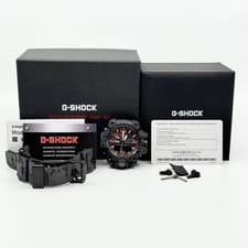 CASIO Watch G-SHOCK Mudmaster Maharishi GWG-1000MH Black Solar Men's No Working